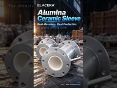 Rura z ceramiczną tuleją ze stali nierdzewnej do transportu proszku z baterii litowej